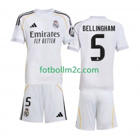 Fußballtrikots Real Madrid Jude Bellingham 5 Kinder Heim Trikotsatz 2025-2026